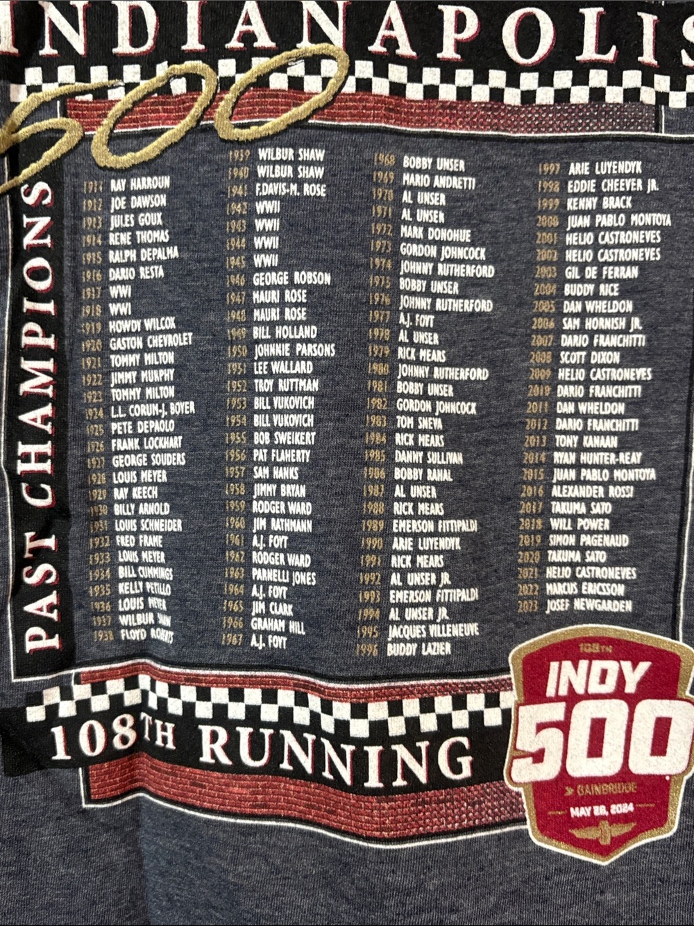Indianapolis 500 Boys' Graphic Tee - Blue - Picture 4 of 5